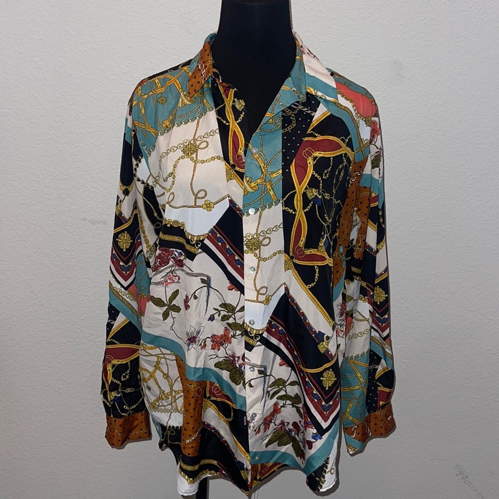 Zara Button Up Blouse